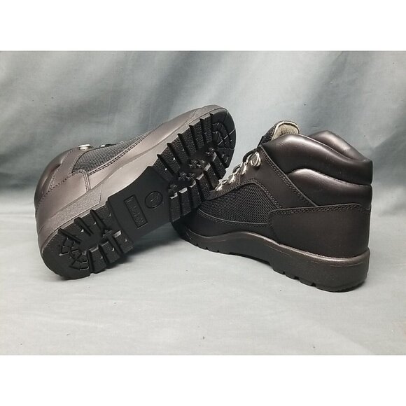 Timberland Youths Field Boot Mid Waterproof Triple Black Size 2.5 NEW NO BOX! - Picture 2 of 9